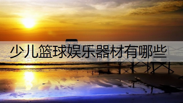少儿篮球娱乐器材有哪些