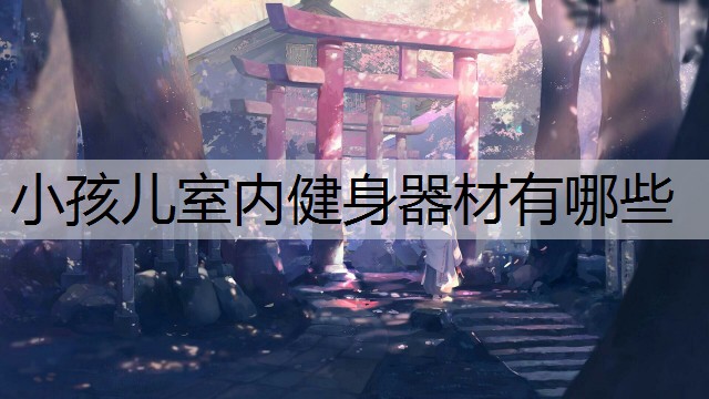 小孩儿室内健身器材有哪些